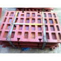 Casting Movable and Fixed Jaw Plate with high manganese steel Mn13, Mn18